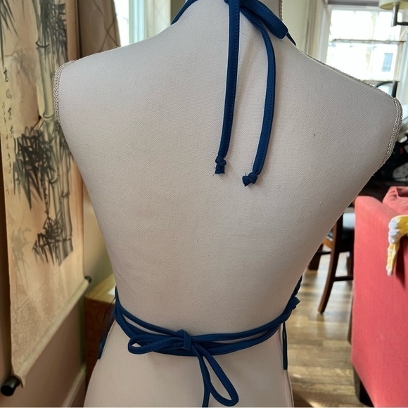 Zara MULTICOLOR HALTER TOP (M) - Picture 6 of 17